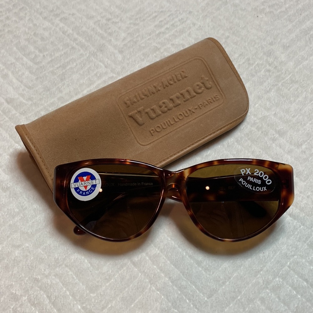 Vintage Vuarnet Px 2000 Pouilloux Paris Brown Tortois… - Gem